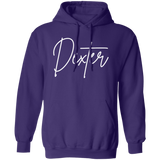 Dexter Skinny 1 White G185 Gildan Pullover Hoodie