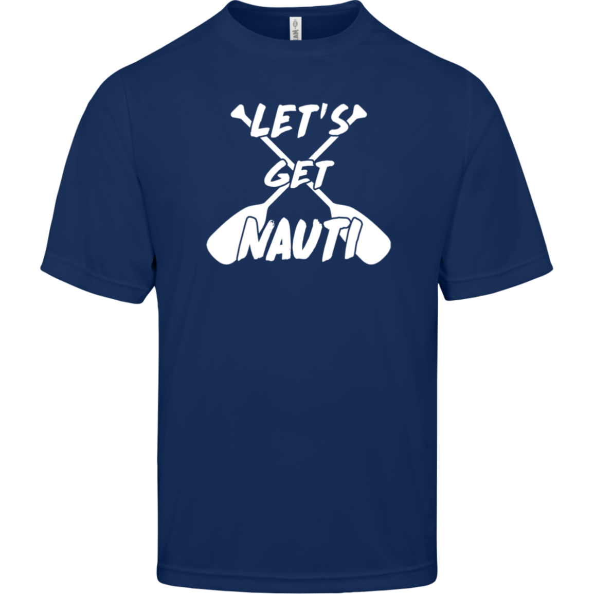 ***2 SIDED***  HRCL FL - Lets Get Nauti - - 2 Sided - UV 40+ Protection TT11 Team 365 Mens Zone Tee