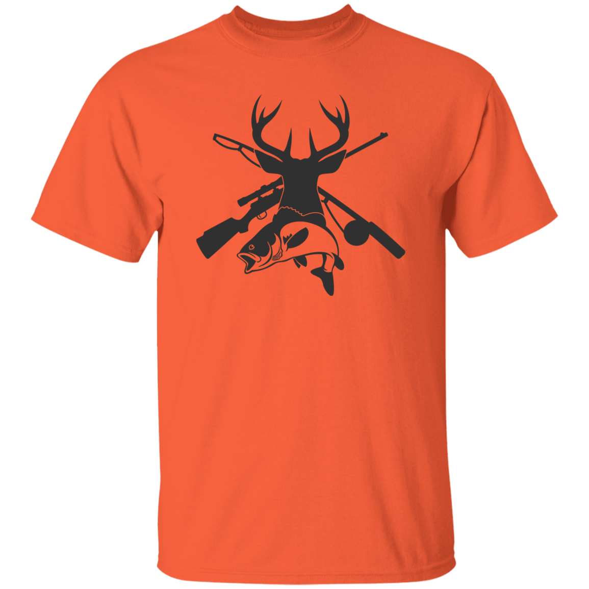 Deer And Fish G500 5.3 oz. T-Shirt