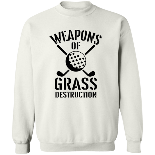 Weapons Of Grass Destruction G180 Crewneck Pullover Sweatshirt