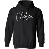 Chelsea Skinny 1 White G185 Gildan Pullover Hoodie
