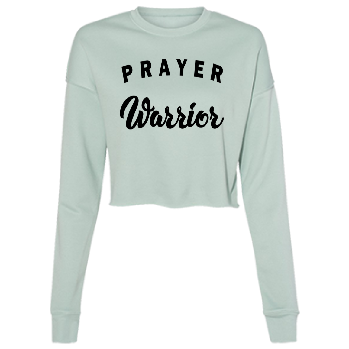 Prayer Warrior B7503 Ladies' Cropped Fleece Crew