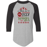 This Is My Ugly Sweater 4420 Colorblock Raglan Jersey