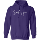 South Lyon Skinny 1 White G185 Gildan Pullover Hoodie