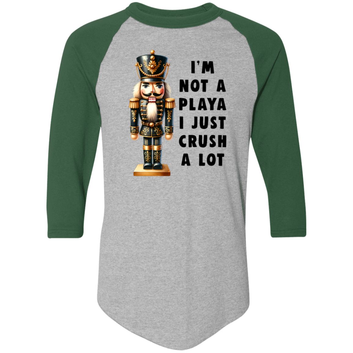 I'M Not A Playa 4420 Colorblock Raglan Jersey