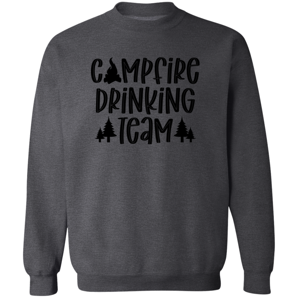 Campfire Drinking Team 2 B G180 Crewneck Pullover Sweatshirt