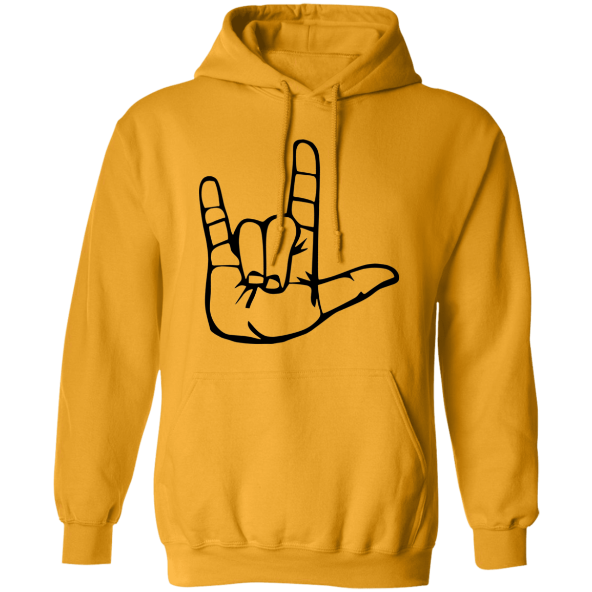 I Love You ASL G185 Pullover Hoodie