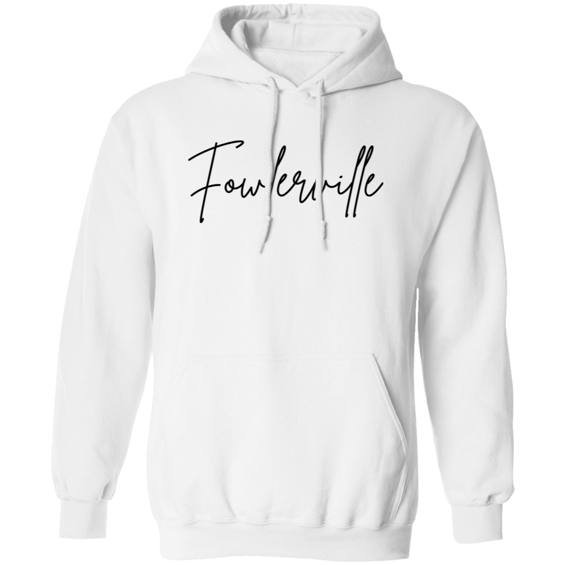 Fowlerville Skinny 1 Black G185 Gildan Pullover Hoodie