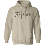 Manchester Skinny 1 Black G185 Gildan Pullover Hoodie