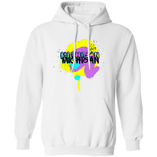 Michigan Graffiti G185 Gildan Pullover Hoodie