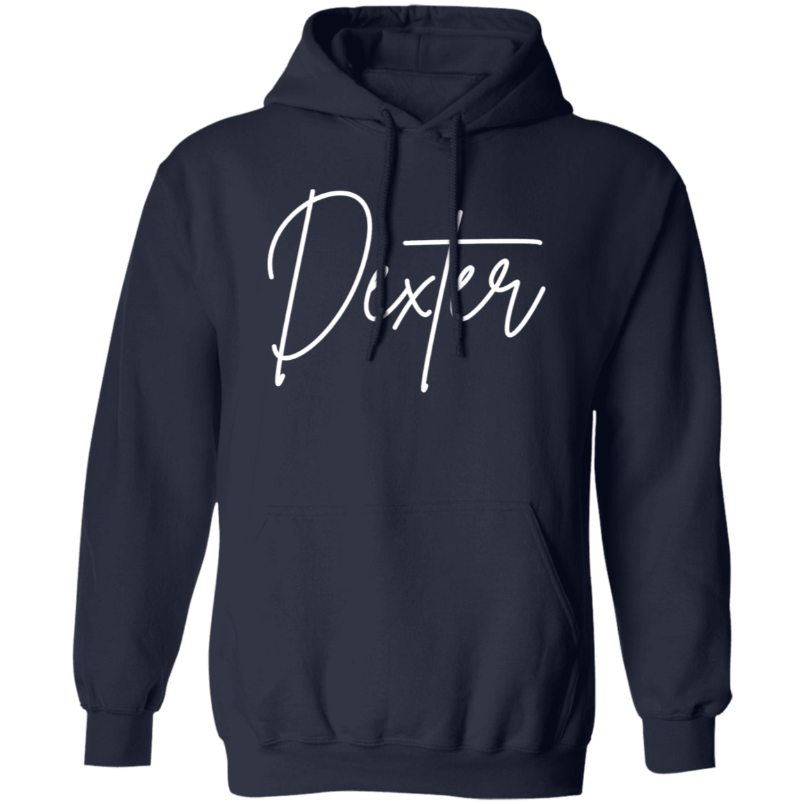 Dexter Skinny 1 White G185 Gildan Pullover Hoodie