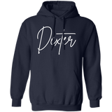Dexter Skinny 1 White G185 Gildan Pullover Hoodie