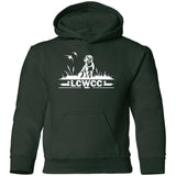 LCWCC Dog - White G185B Youth Pullover Hoodie