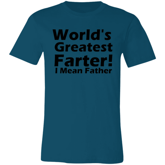 World's Greatest Farter 3001C Unisex Jersey Short-Sleeve T-Shirt
