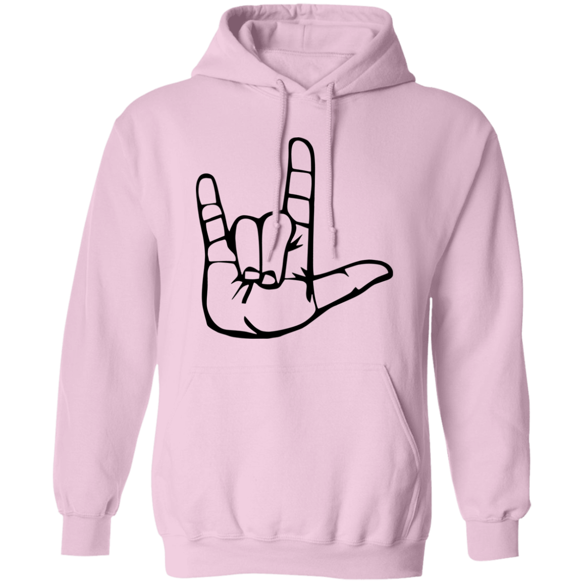 I Love You ASL G185 Pullover Hoodie