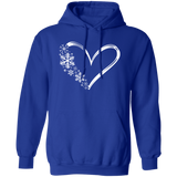 Heart & Snowflakes 1 G185 Pullover Hoodie