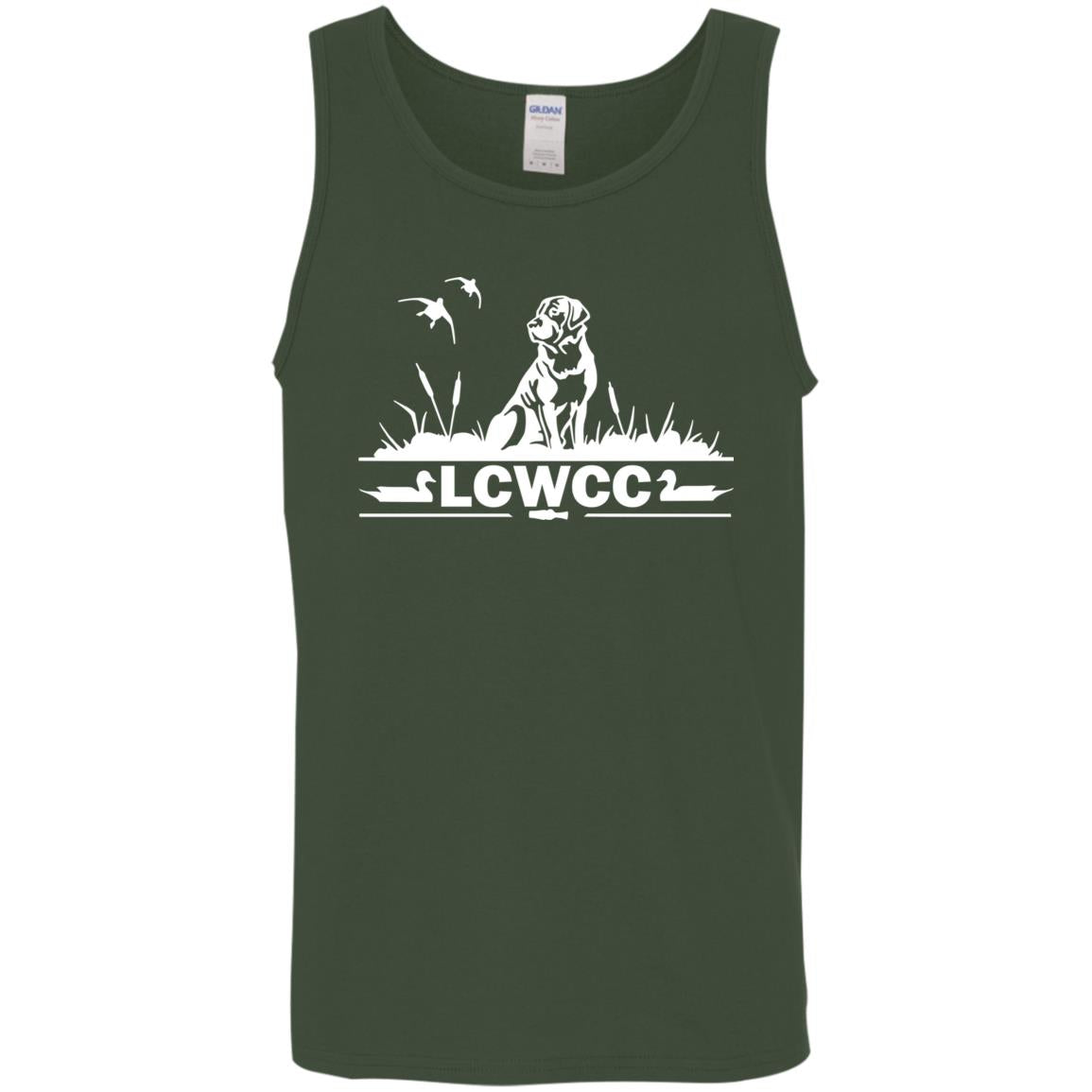 LCWCC Dog - White G520 Cotton Tank Top 5.3 oz.