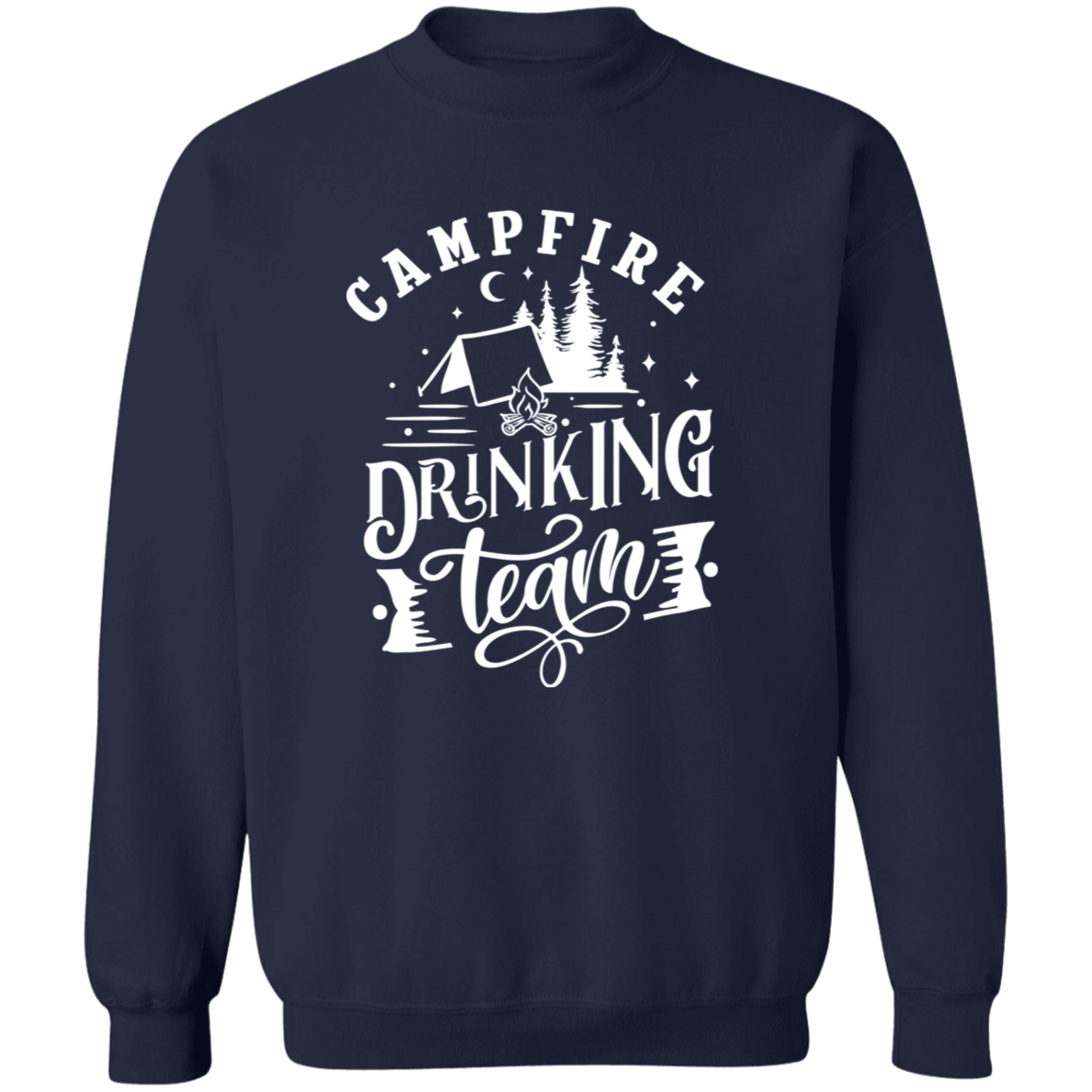 Campfire Drinking Team 1 W G180 Crewneck Pullover Sweatshirt
