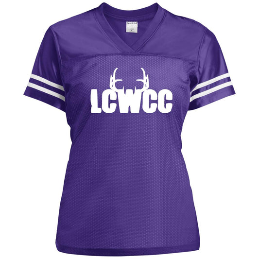 LCWCC Rack Logo - White LST307 Ladies' Replica Jersey