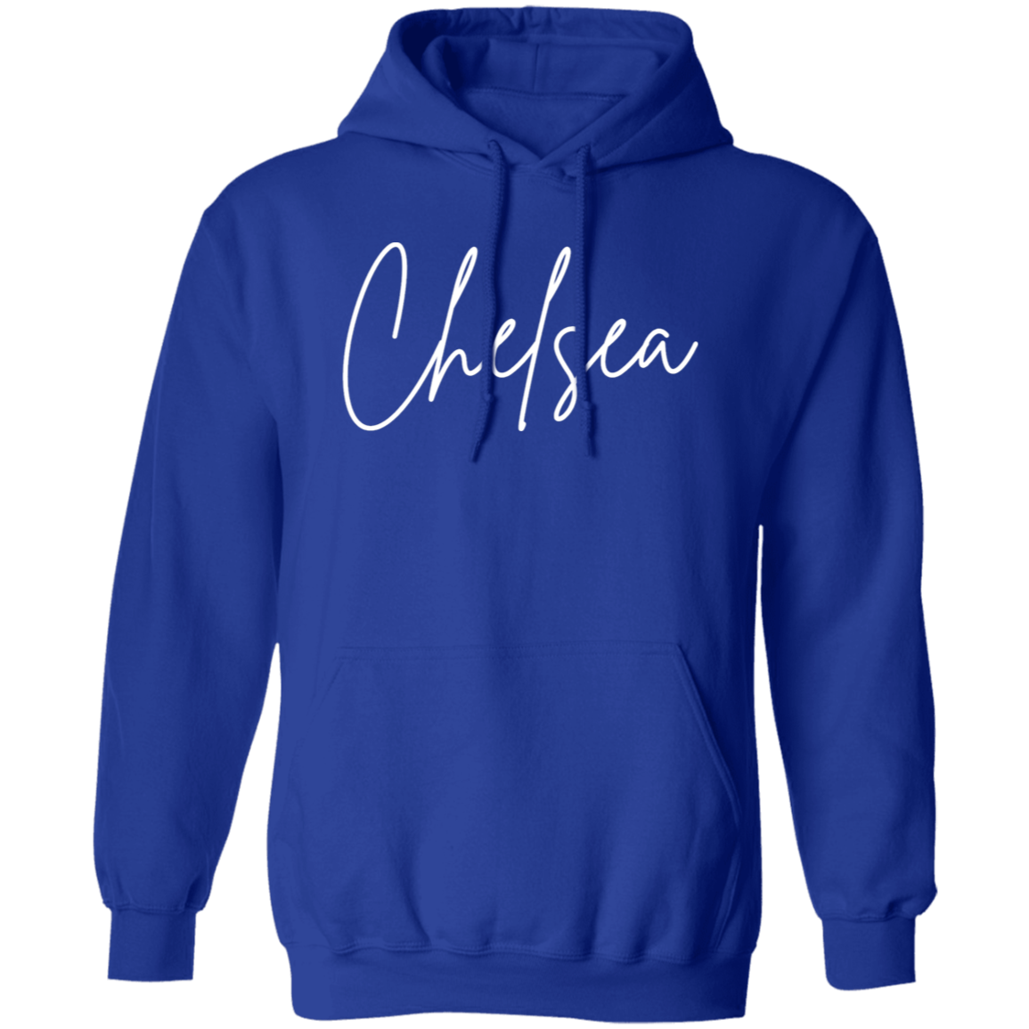 Chelsea Skinny 1 White G185 Gildan Pullover Hoodie