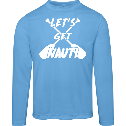 ***2 SIDED***  HRCL FL - Lets Get Nauti - 2 Sided - UV 40+ Protection TT11L Team 365 Mens Zone Long Sleeve Tee