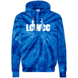 LCWCC Rack Logo - White CD877 Unisex Tie-Dyed Pullover Hoodie