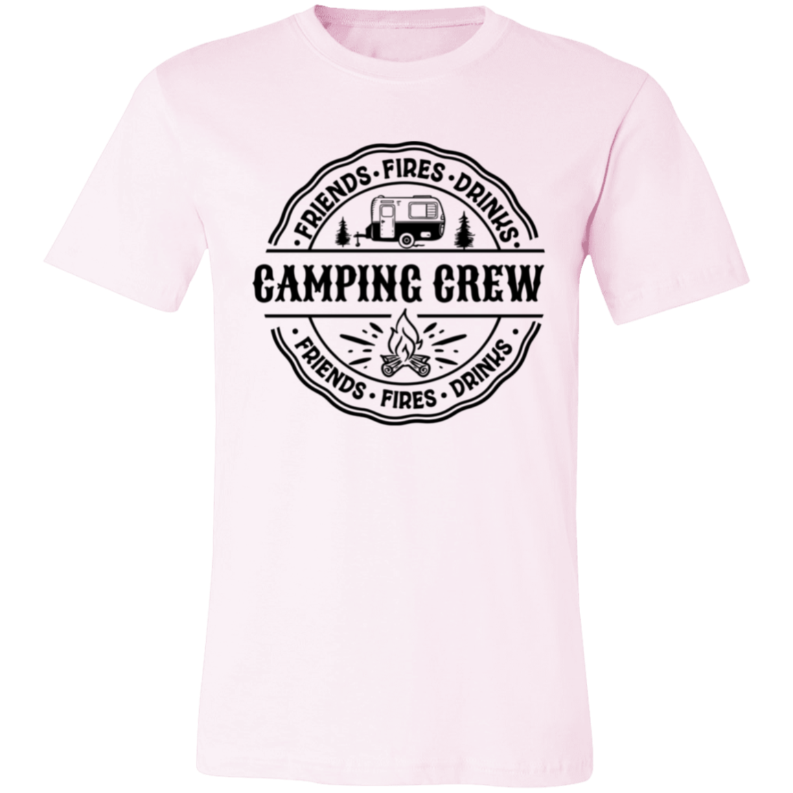 Camping Crew B 3001C Unisex Jersey Short-Sleeve T-Shirt