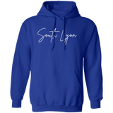South Lyon Skinny 1 White G185 Gildan Pullover Hoodie