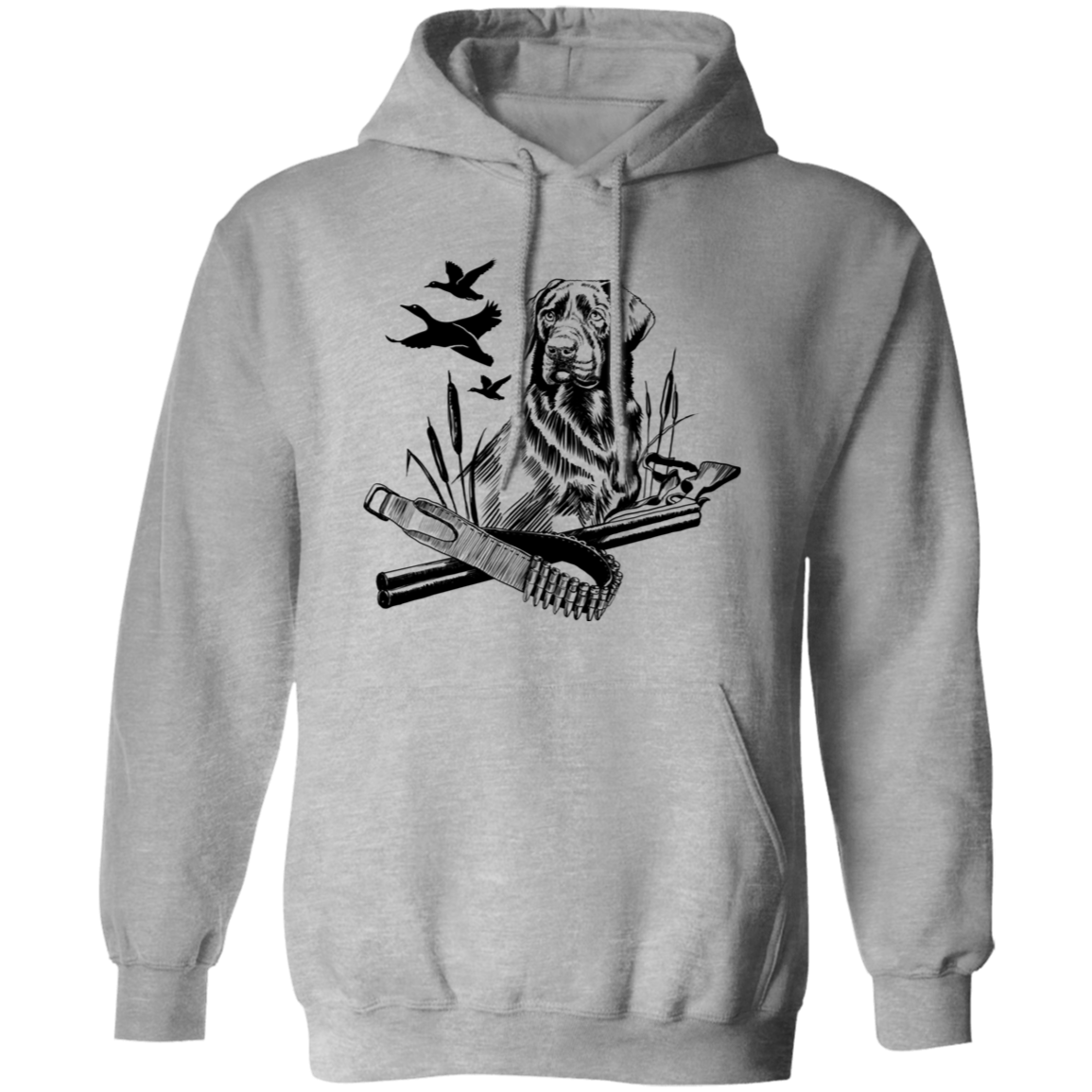 Hunting Dog 3 G185 Pullover Hoodie