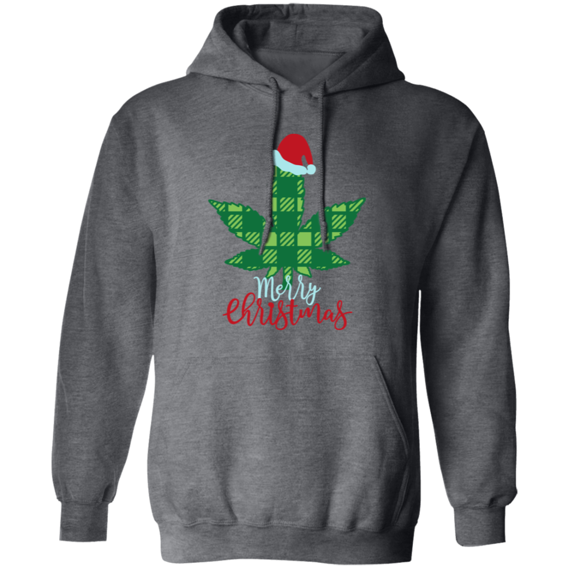 Weed Merry Christmas G185 Pullover Hoodie