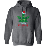 Weed Merry Christmas G185 Pullover Hoodie