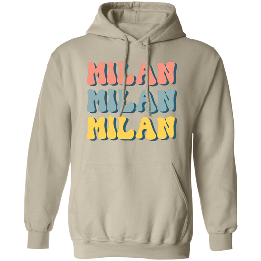 Milan Retro G185 Gildan Pullover Hoodie