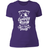 Never Take Camping Advice W NL3900 Ladies' Boyfriend T-Shirt