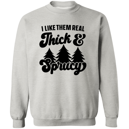 Think & Sprucy G180 Crewneck Pullover Sweatshirt