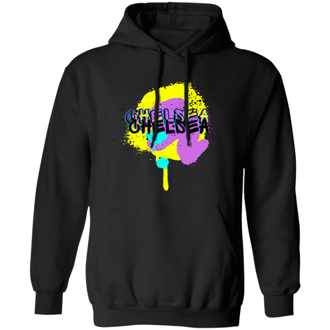 Chelsea Graffiti G185 Gildan Pullover Hoodie