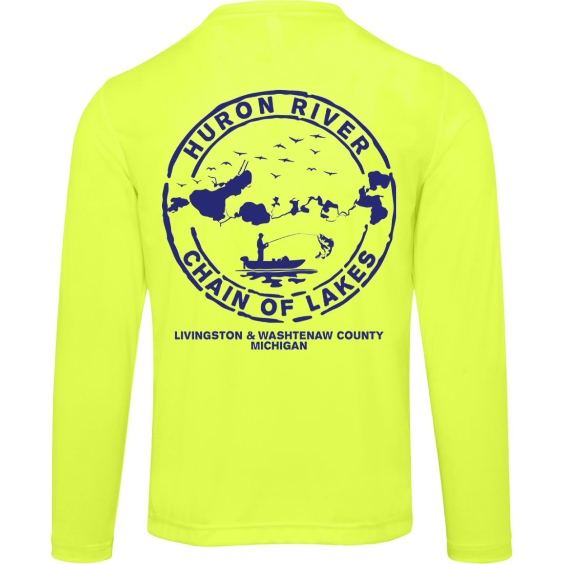 ***2 SIDED***  HRCL FL - Keeping it Reel - 2 Sided - UV 40+ Protection TT11L Team 365 Mens Zone Long Sleeve Tee