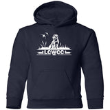 LCWCC Dog - White G185B Youth Pullover Hoodie