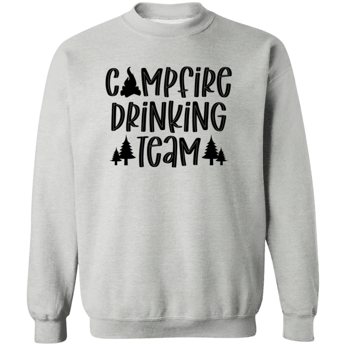 Campfire Drinking Team 2 B G180 Crewneck Pullover Sweatshirt