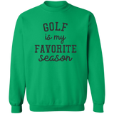Golf My Favorite Season G180 Crewneck Pullover Sweatshirt