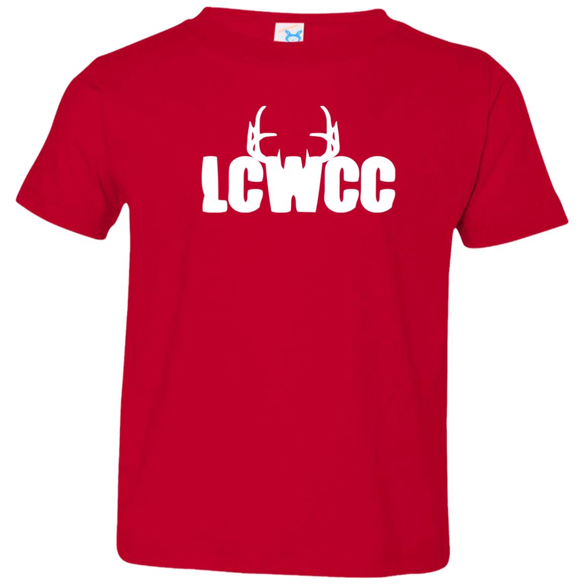 LCWCC Rack Logo - White 3321 Toddler Jersey T-Shirt