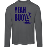 ***2 SIDED***  HRCL FL - Navy Yeah Buoy 2 Sided - UV 40+ Protection TT11L Team 365 Mens Zone Long Sleeve Tee