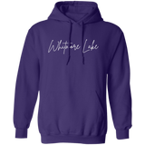 Whitmore Lake Skinny 1 White G185 Gildan Pullover Hoodie
