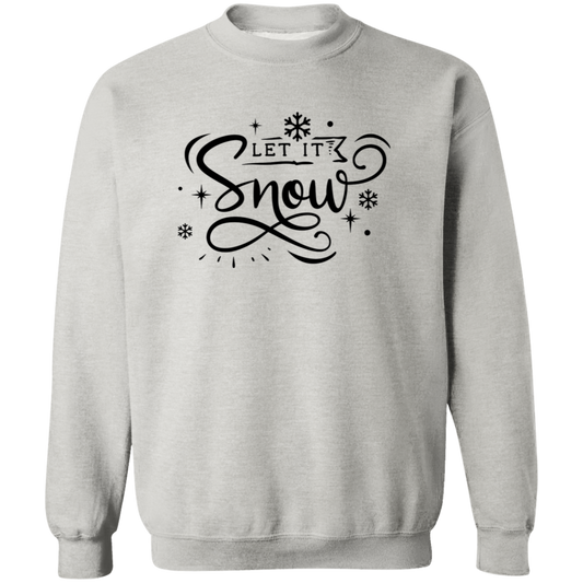 Let Is Snow G180 Crewneck Pullover Sweatshirt