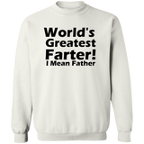 World's Greatest Farter G180 Crewneck Pullover Sweatshirt