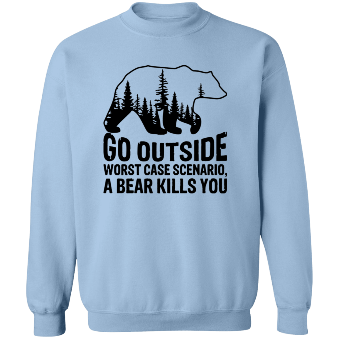 Go Outside G180 Crewneck Pullover Sweatshirt