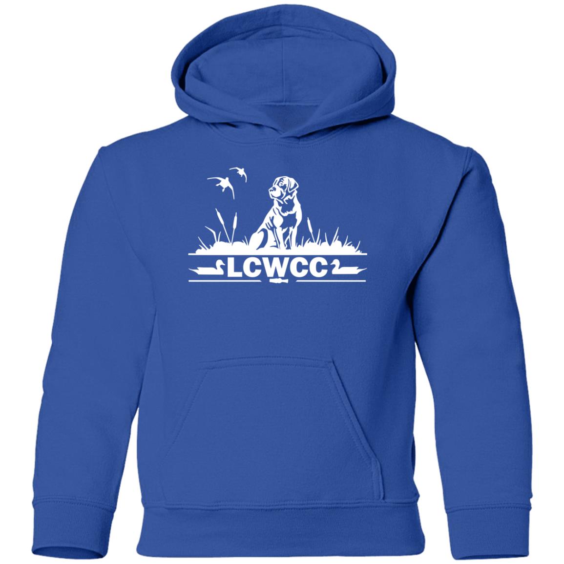 LCWCC Dog - White G185B Youth Pullover Hoodie