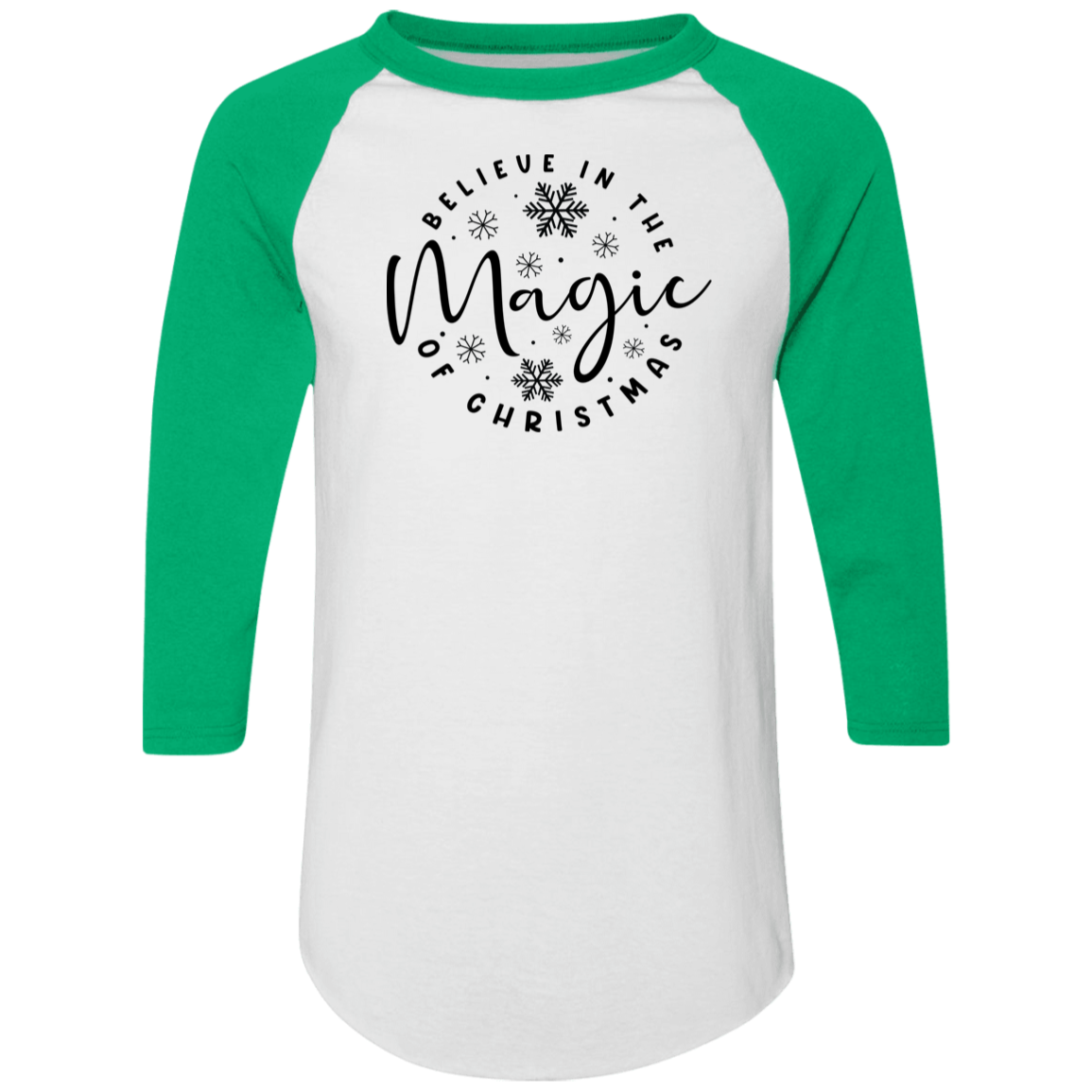 Believe In The Magic 4420 Colorblock Raglan Jersey