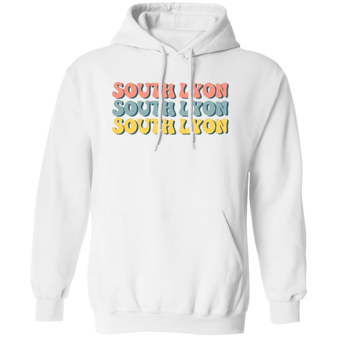 South Lyon Retro G185 Gildan Pullover Hoodie