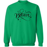 Believe G180 Crewneck Pullover Sweatshirt