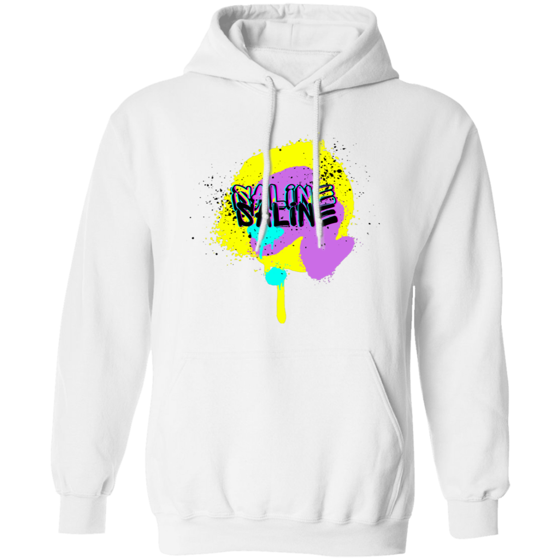 Saline Graffiti G185 Gildan Pullover Hoodie